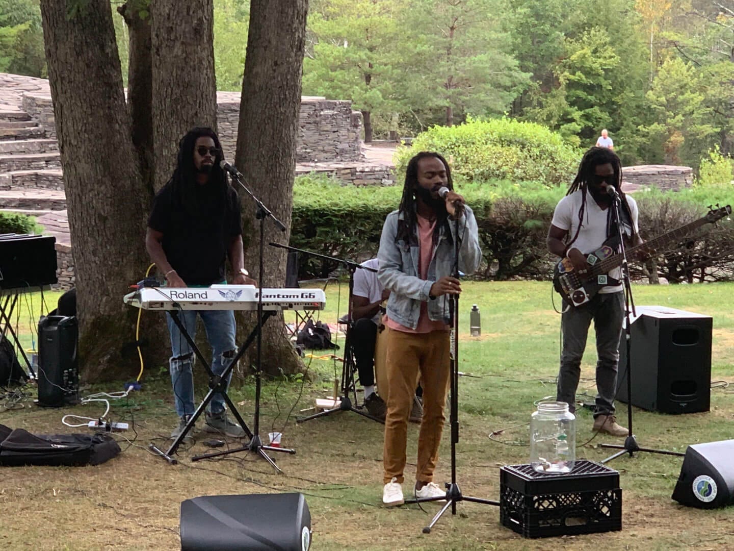 Musicians performing at Opus 40