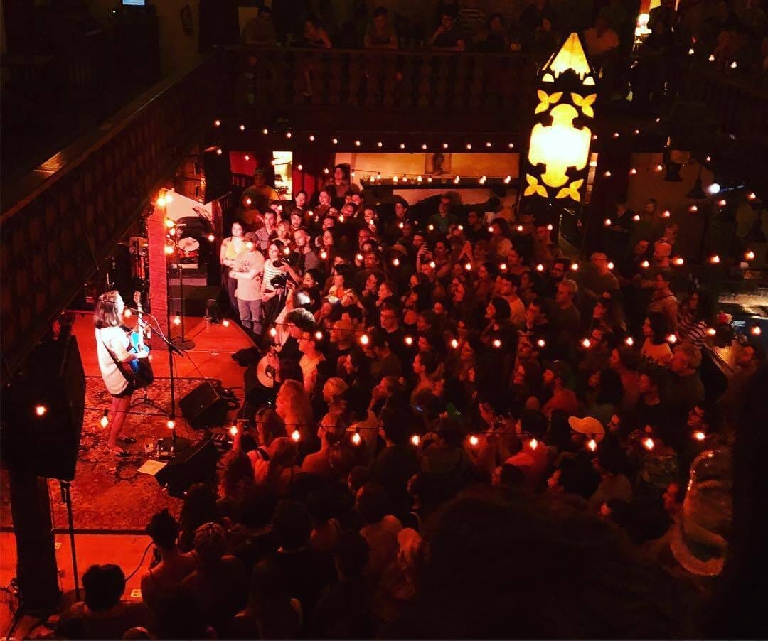 Mitski performs to a sold-out crowd at the Colony in Woodstock