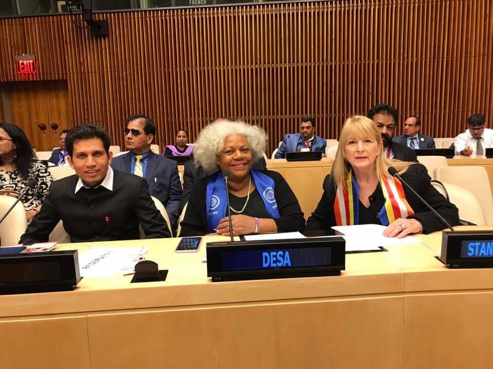 Marva Allen at the United Nations