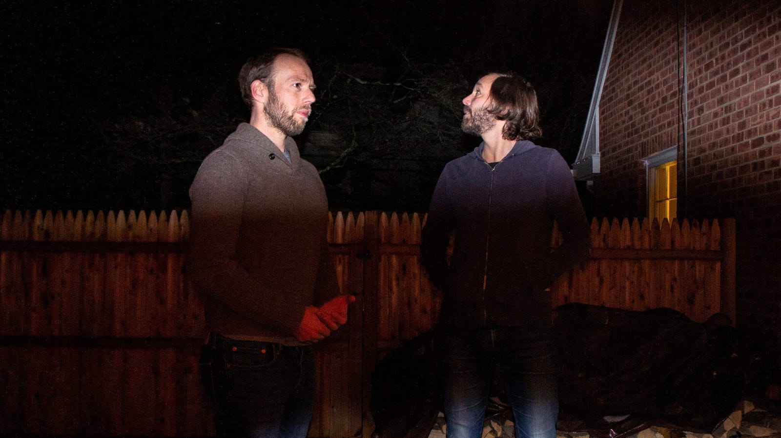 Musicians Matt Pond and Chris Hansen