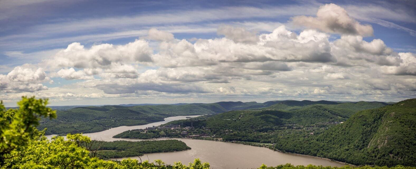 Clouds above the Hudson River