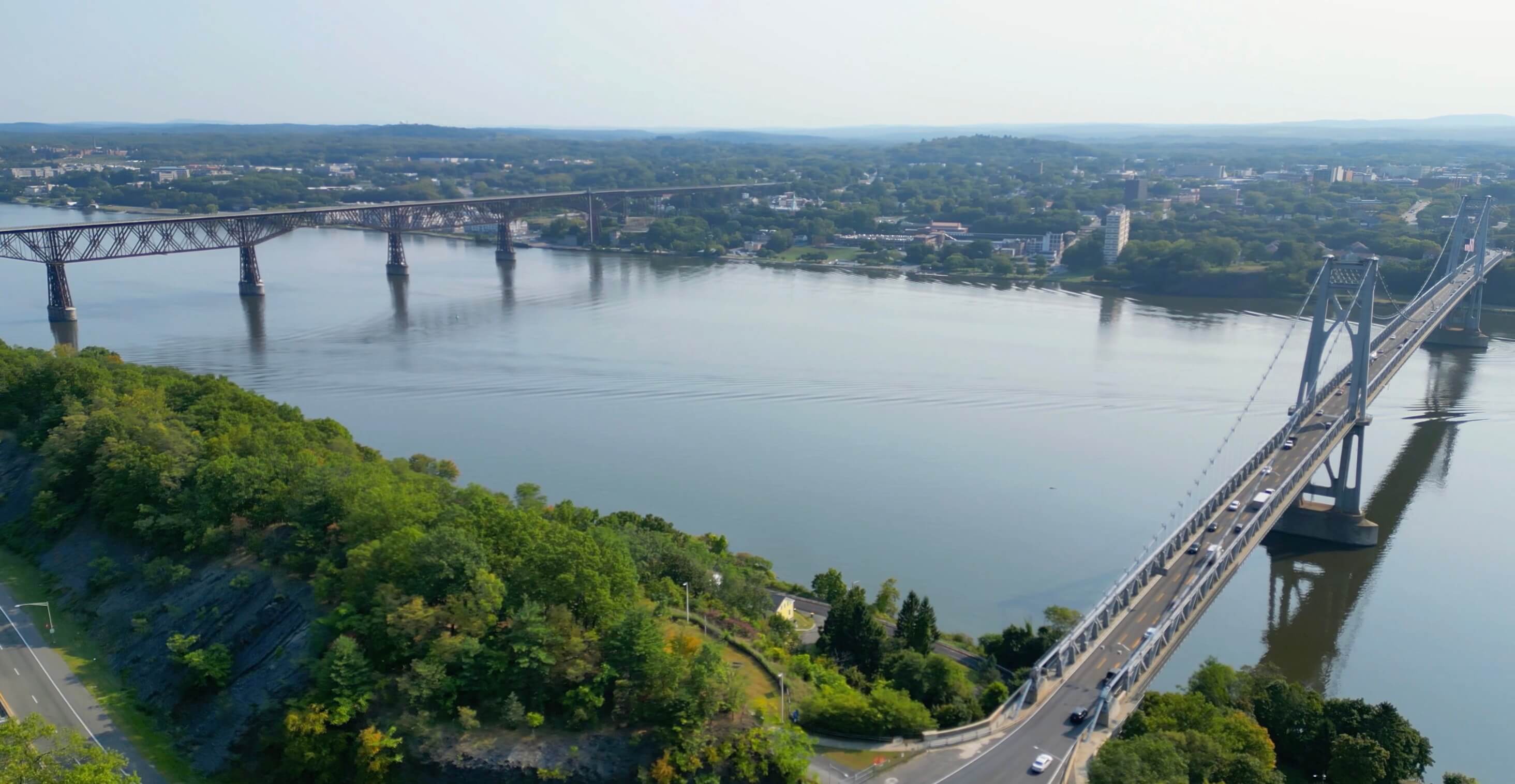 The Mid-Hudson Bridge and the Walkway Over the Hudson