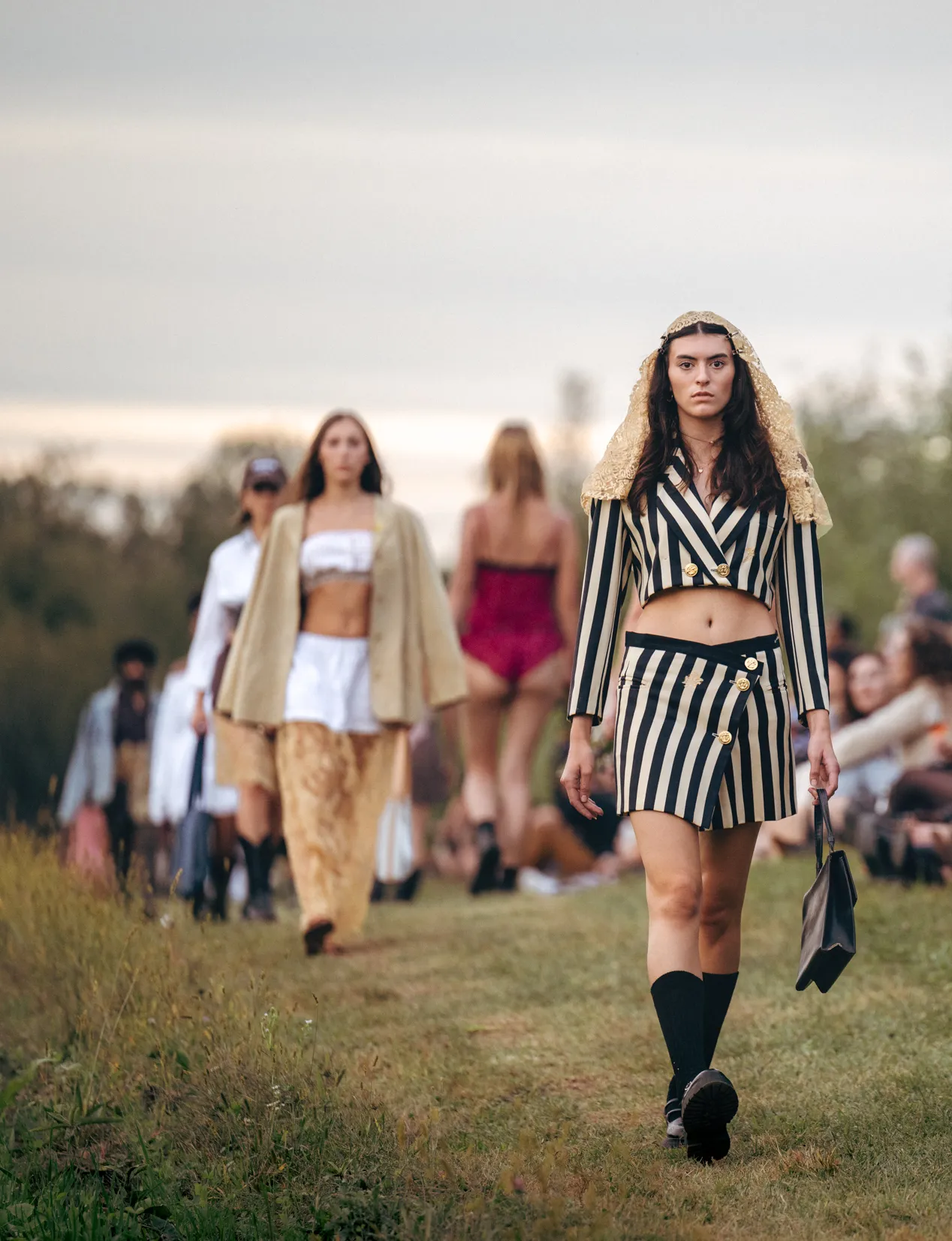 Models walking the runway at Hudson Valley Sustainable Fashion Week