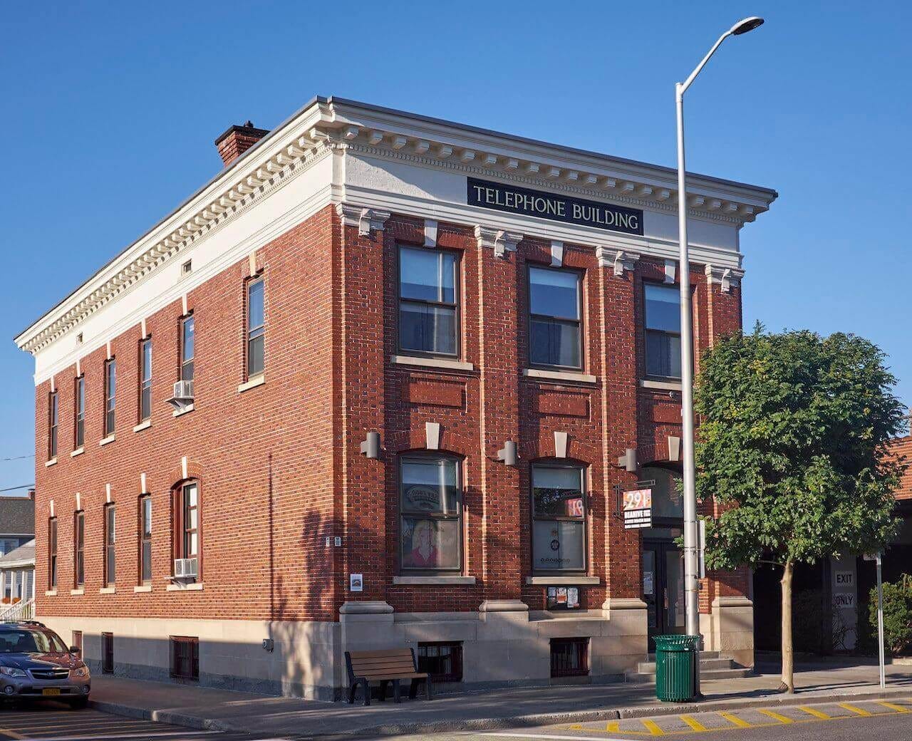 The telephone building in Beacon, an earlier location of the BEAHIVE coworking space in the Hudson Valley