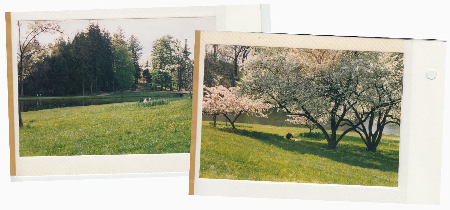 Old photos of Sunset Hill at Vassar College